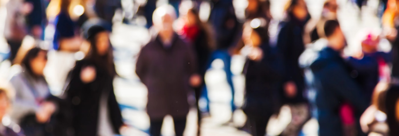 crowd walking Jackson